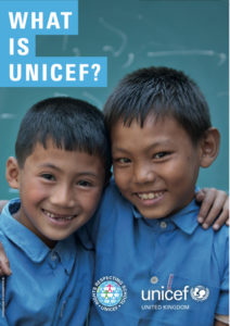 What is Unicef - Cover of leaflet