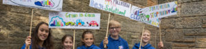 Children campaigning for clean air during OutRight 2018/19